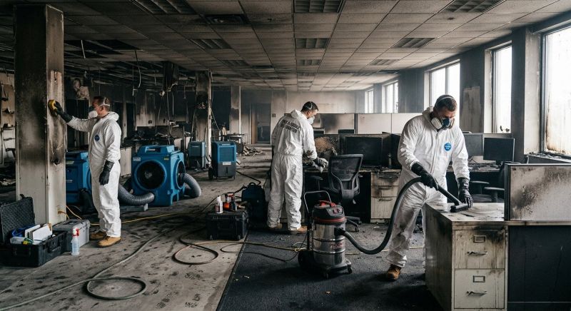 Commercial Fire Restoration in Mesa, AZ