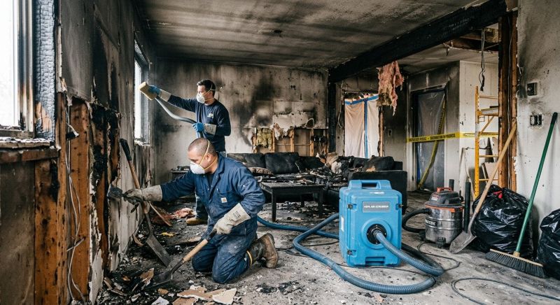 Fire Damage Cleanup in Mesa, AZ