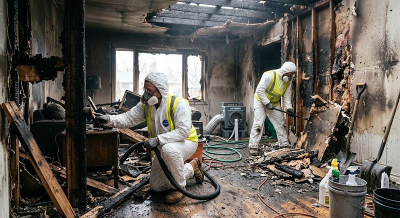 Fire Damage Cleanup in Gilbert, AZ